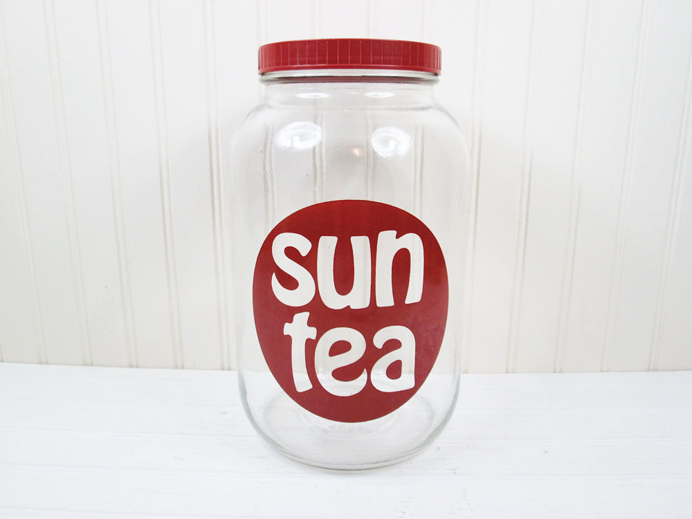 Vintage Glass Sun Tea Jar
